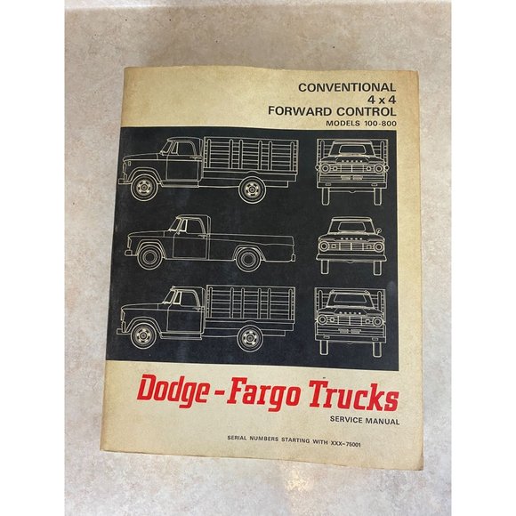 Dodge - Fargo Trucks Service Manual - Picture 1 of 4